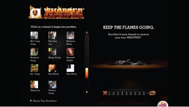 Whopper Sacrifice