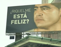 Riquelme está Feliz