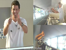 Juan Ignacio Chela de paso por Freddo en el ATP