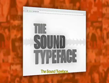 The sound typeface