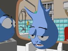 La llamita azul