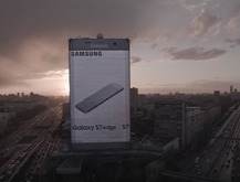 Europes Largest Galaxy S7 edge signage 
