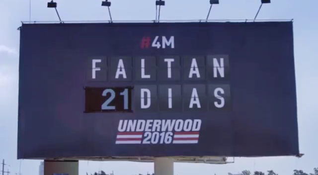 Lanzamiento Frank Underwood