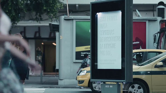 The Mosquito Killer Billboard - Caso El Ojo Vía Pública