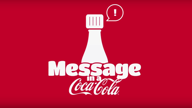 Message in a Coca-Cola Bottle