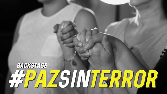 Backstage Paz sin Terror