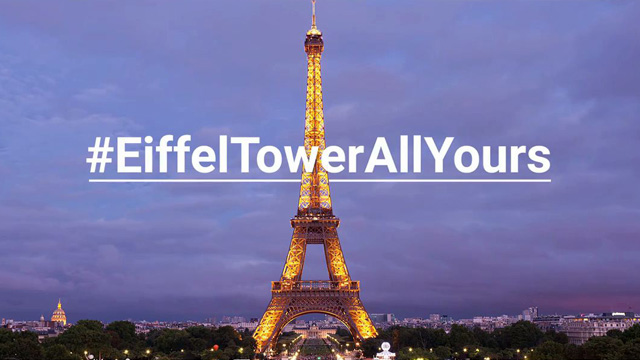 Caso #EiffelTowerAllYours