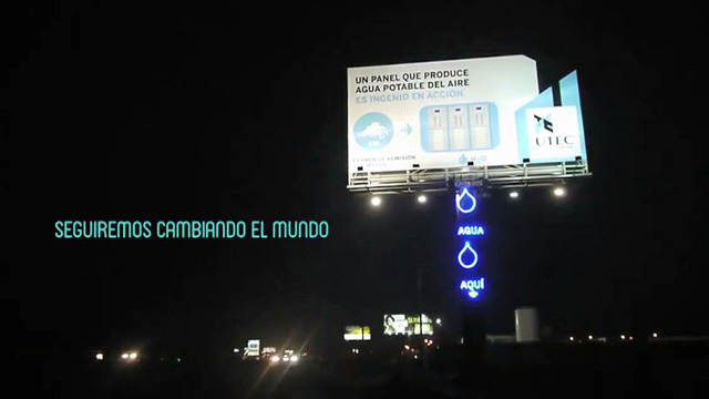 El primer panel publicitario en producir agua potable (Gran Ojo Media 2013 - El Ojo 20 Años)