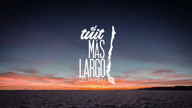 El tuit más largo de la historia