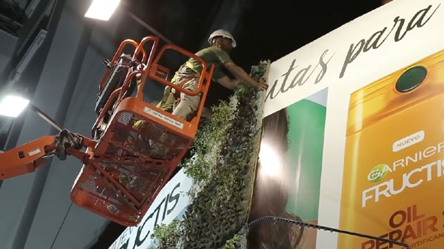 Cartel Vía Publica Huerta