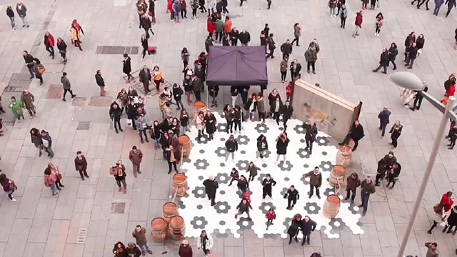 Realidad Aumentada Callao Barrica de Mahou