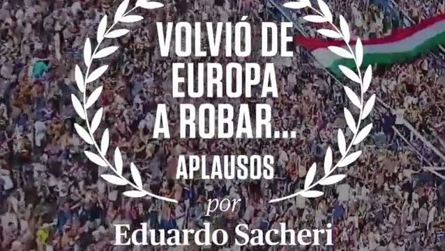 Volvió de Europa a robar...Aplausos