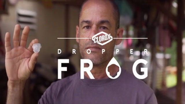 Clorox Dropper Frog