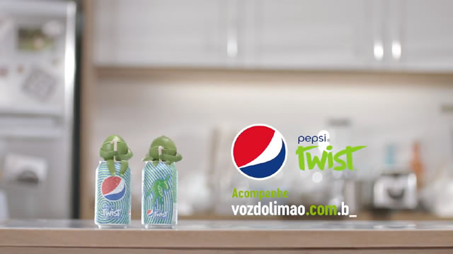 A nova voz do Limão de Pepsi Twist? 