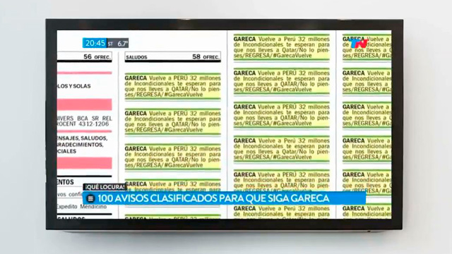 Cien avisos para Gareca (El Ojo 2018)