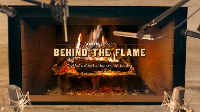 Behind the Flame - The Best Sounding Yule Log Ever