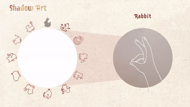 Shadow Art - Screen Rabbit
