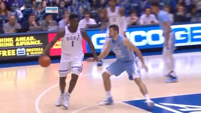 Zion Williamson lesión vs North Carolina