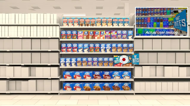 VR Merchandising Solution with Eye Tracking