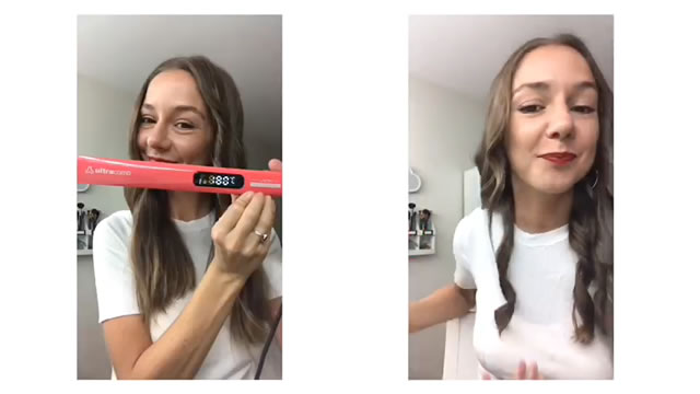 Ondas con planchita - María Guillermi