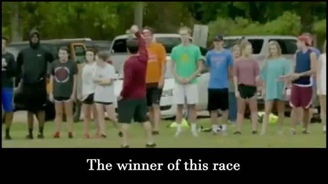 $100 to the winner of the race