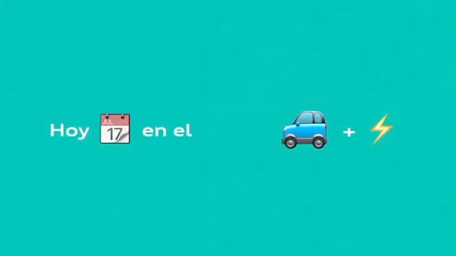 Un coche eléctrico para los emojis