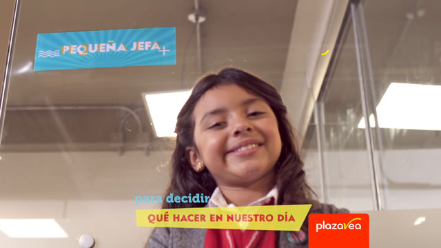 Pequeña Jefa de Plaza Vea