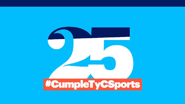 TyC Sports. 25 años para adelante, como en el deporte.