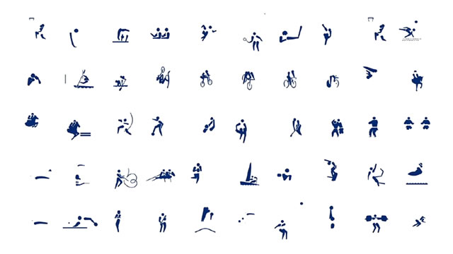 The Tokyo 2020 - Kinetic Sports Pictograms