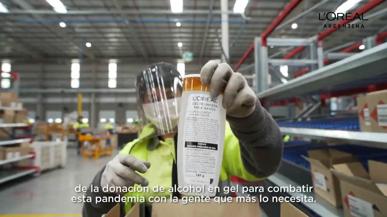 L´Oreal Donación Alcohol en Gel