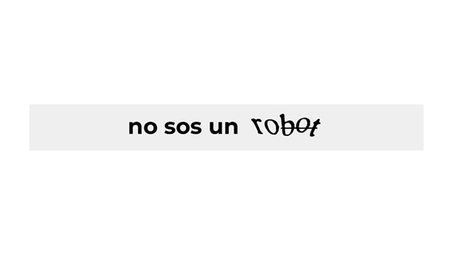 No Soy un Robot