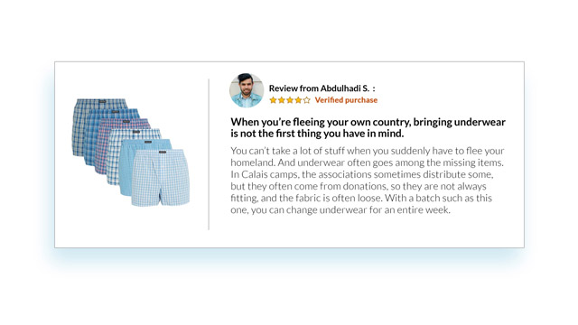 L´Auberge des Migrants hacks Amazon