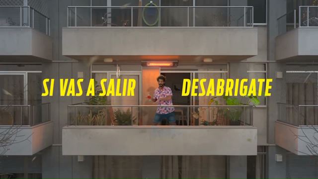 Si vas a salir, desabrigate