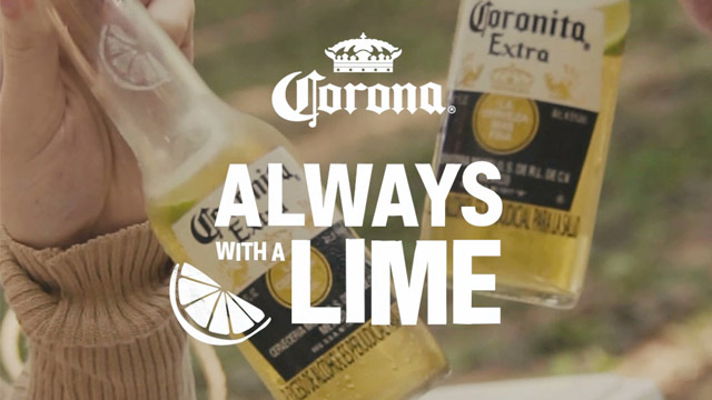 Lime Bottle Shared with Friends