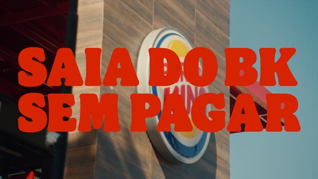 Saia do BK sem pagar