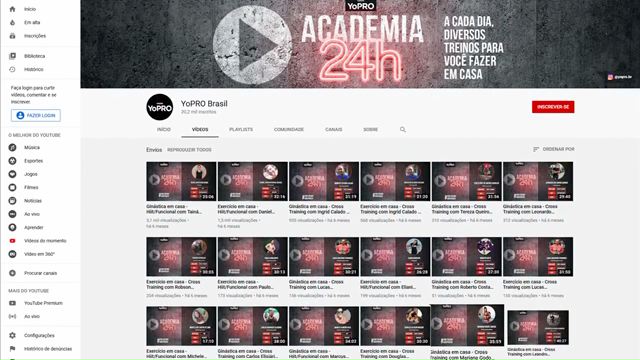 Academia 24h YoPro