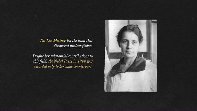 Watch Dr. Lise Meitners Noble Speech