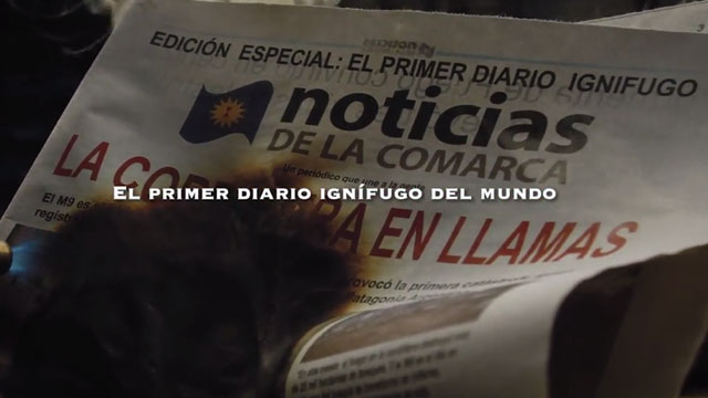 Diario ignífugo