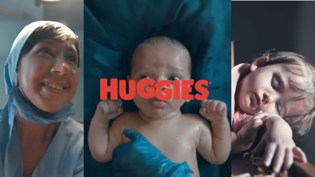 El manifiesto de Huggies hablando a los babys