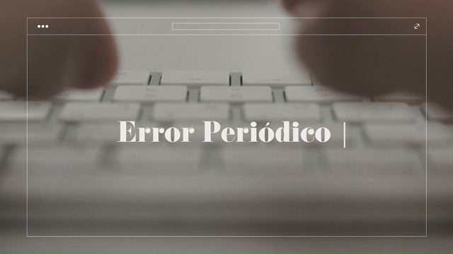 Error Periódico