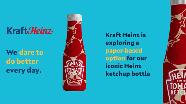 Paper-based ketchup bottle