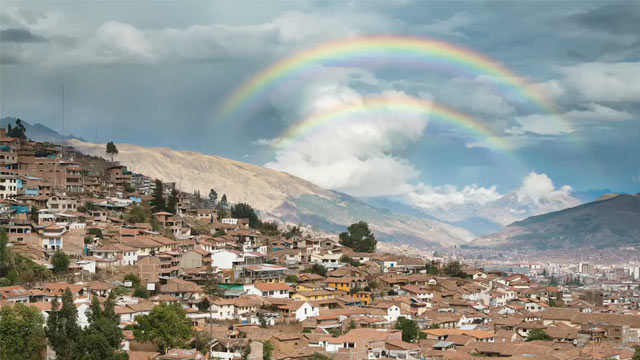 El doble arcoiris