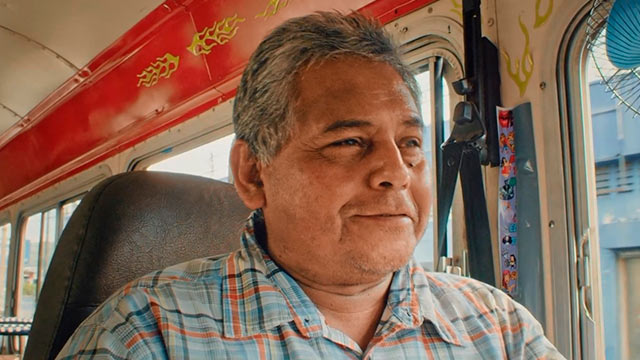 The first car showroom inside a bus 