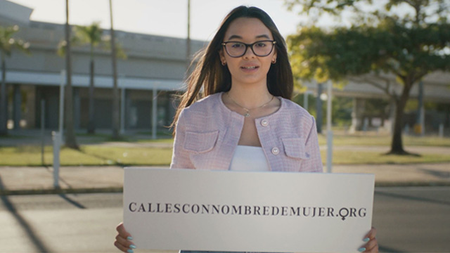Calles con nombre de mujer