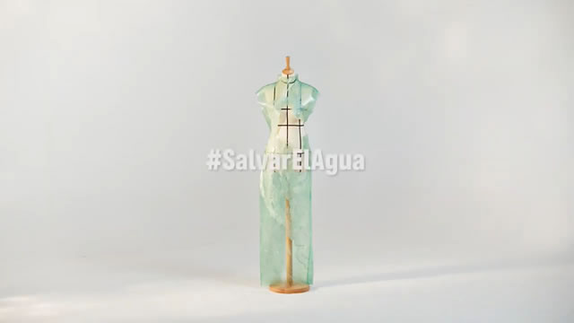 El mensaje del vestido de Cristina Pedroche para salvar el agua con Greenpeace