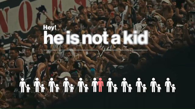 Hey! He is not a kid