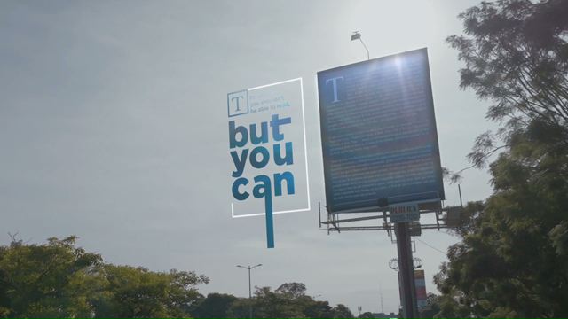 The Billboard you shouldn't read but you can
