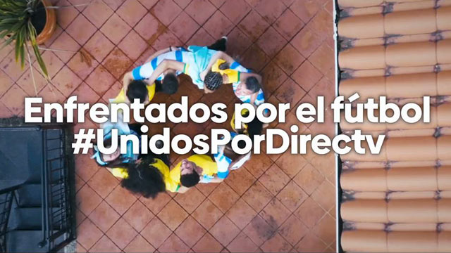 Enfrentados por el fútbol, unidos por DIRECTV