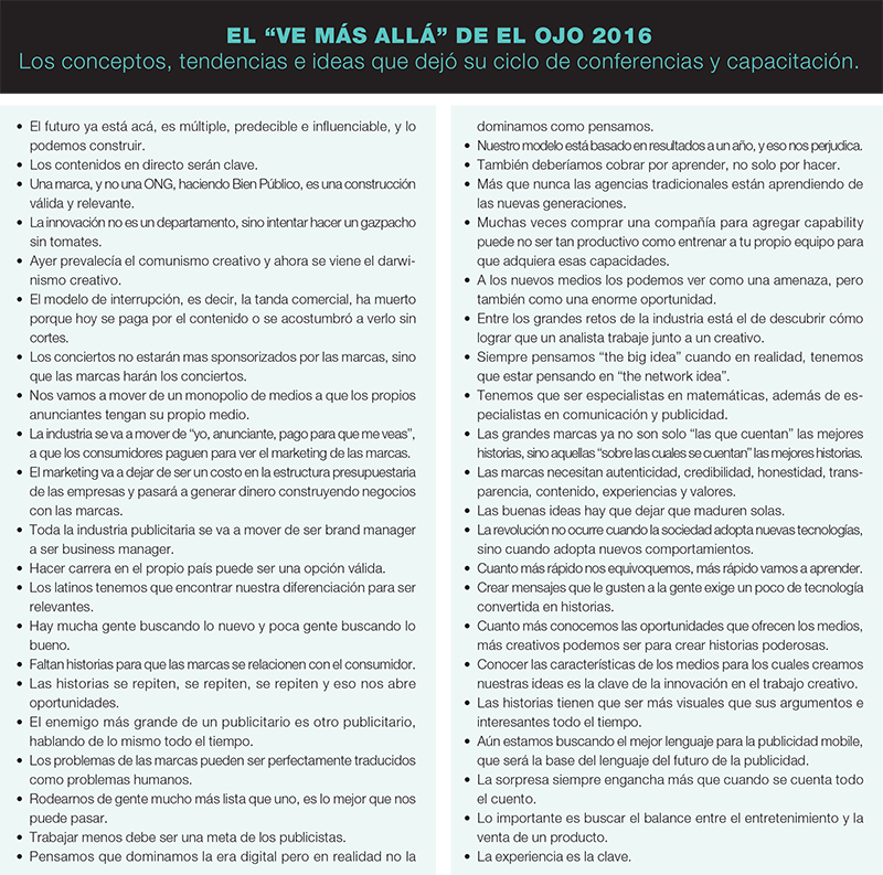 El ve más allá de El Ojo 2016
