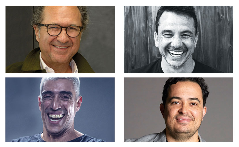 José Alberto Terán, Felipe Luchi, Mauricio Francini y Raphael Vasconcellos